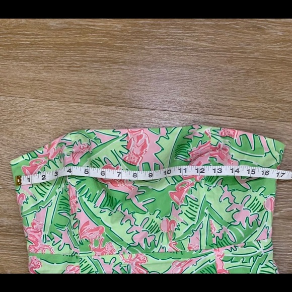 Vintage Lilly Pulitzer Strapless Dress in Musical Monkeys - Picture 5 of 9